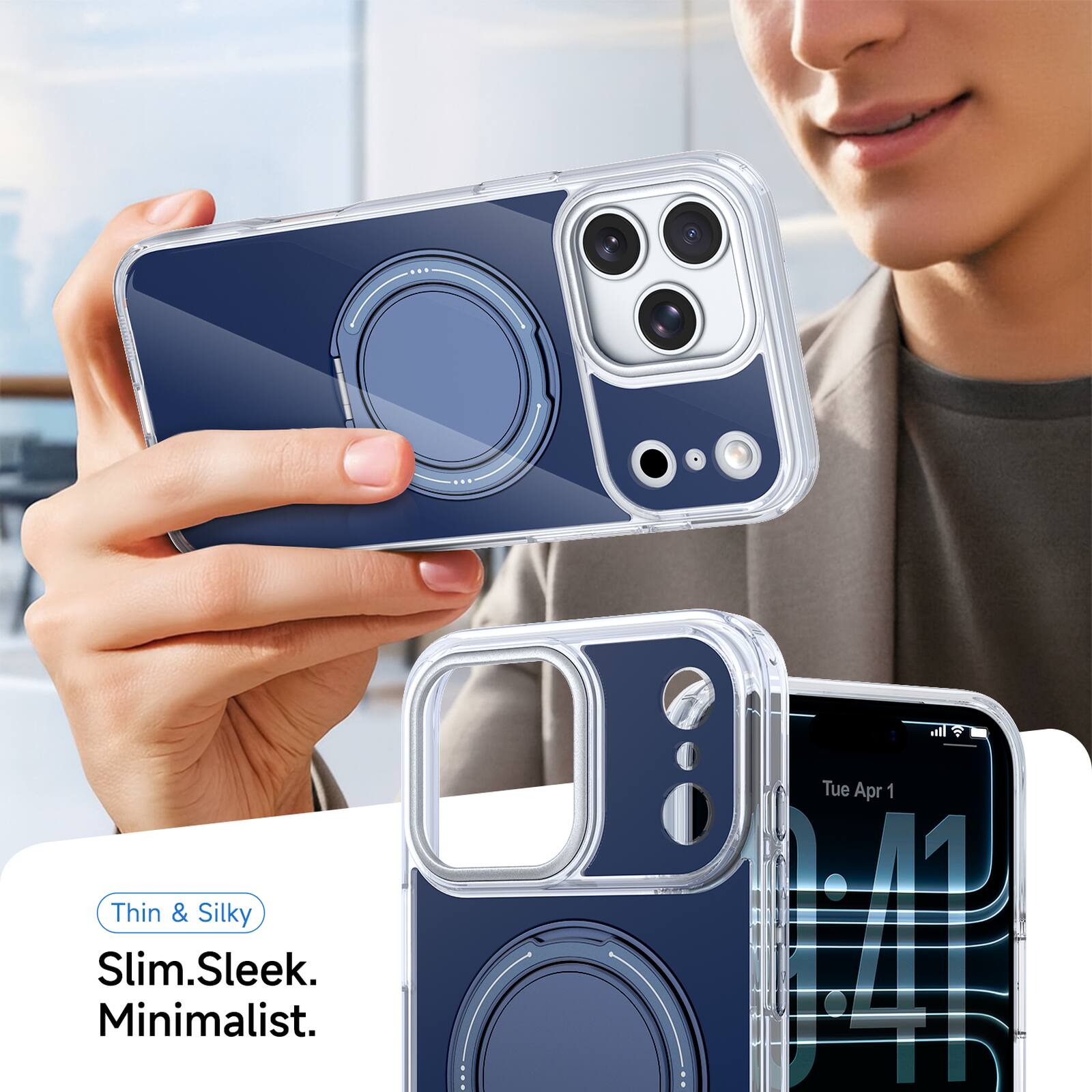 Thin & Silky  
Slim. Sleek. Minimalist.  

Tue Apr 1  
12:41