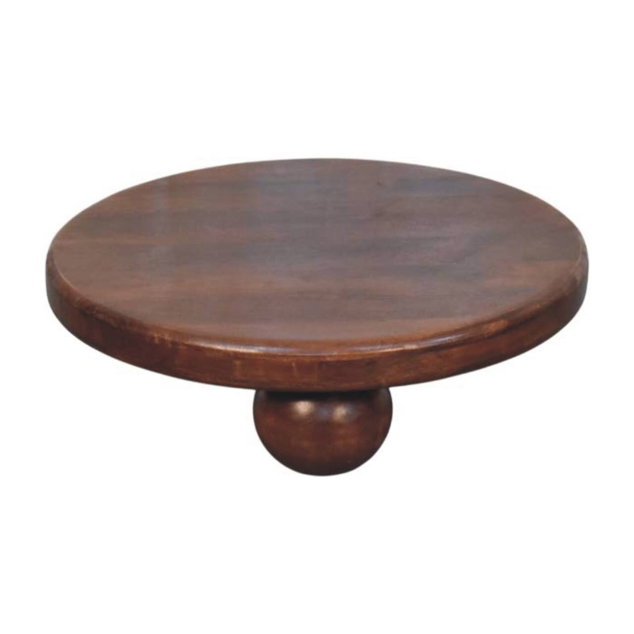 Angle. Artisan Furniture - Bola Coffee Table, Brown - Brown.