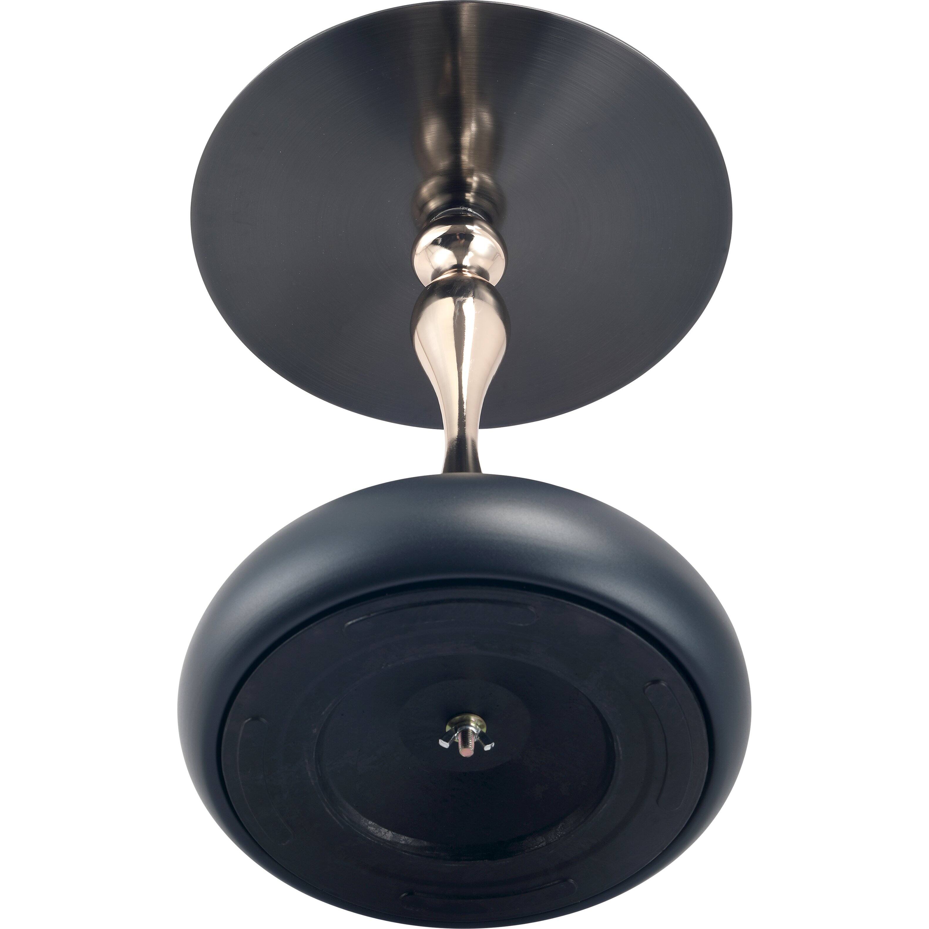 Alt View 9. LeisureMod - Savoy Black Circular Top End Table with Powder Coated Finish for Living Room/Offices - Matte Black.