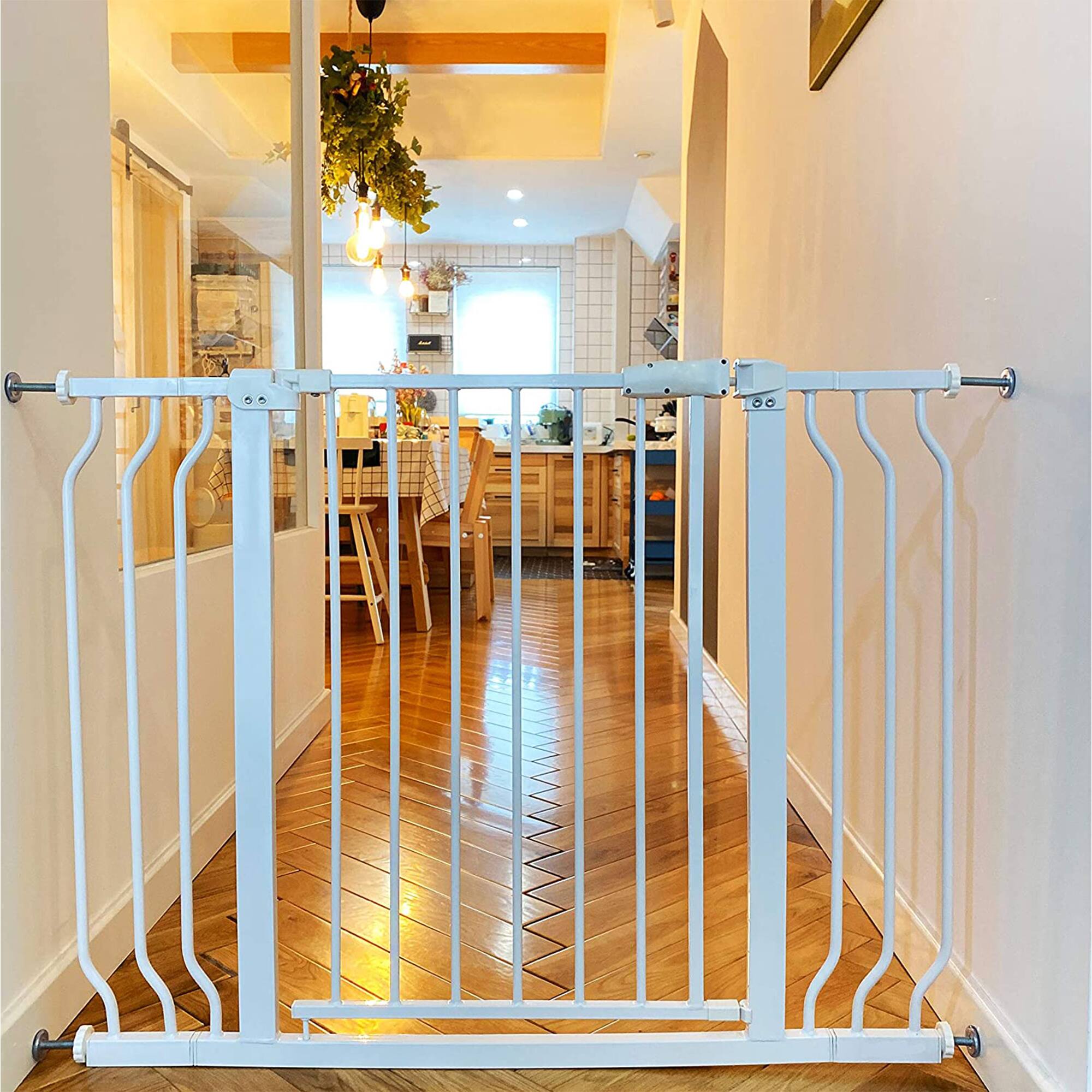 Alt View 2. BalanceFrom Fitness - BalanceFrom Walk Thru Auto Close Hold Open Baby Safety Gate, 29.1-43.3 Inches.