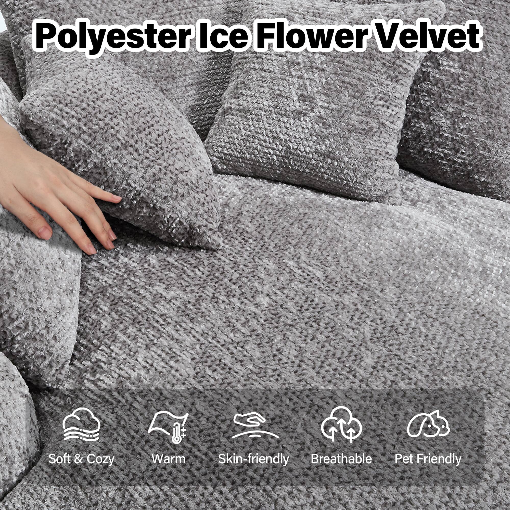 Polyester Ice Flower Velvet

- Soft & Cozy
- Warm
- Skin-friendly
- Breathable
- Pet Friendly