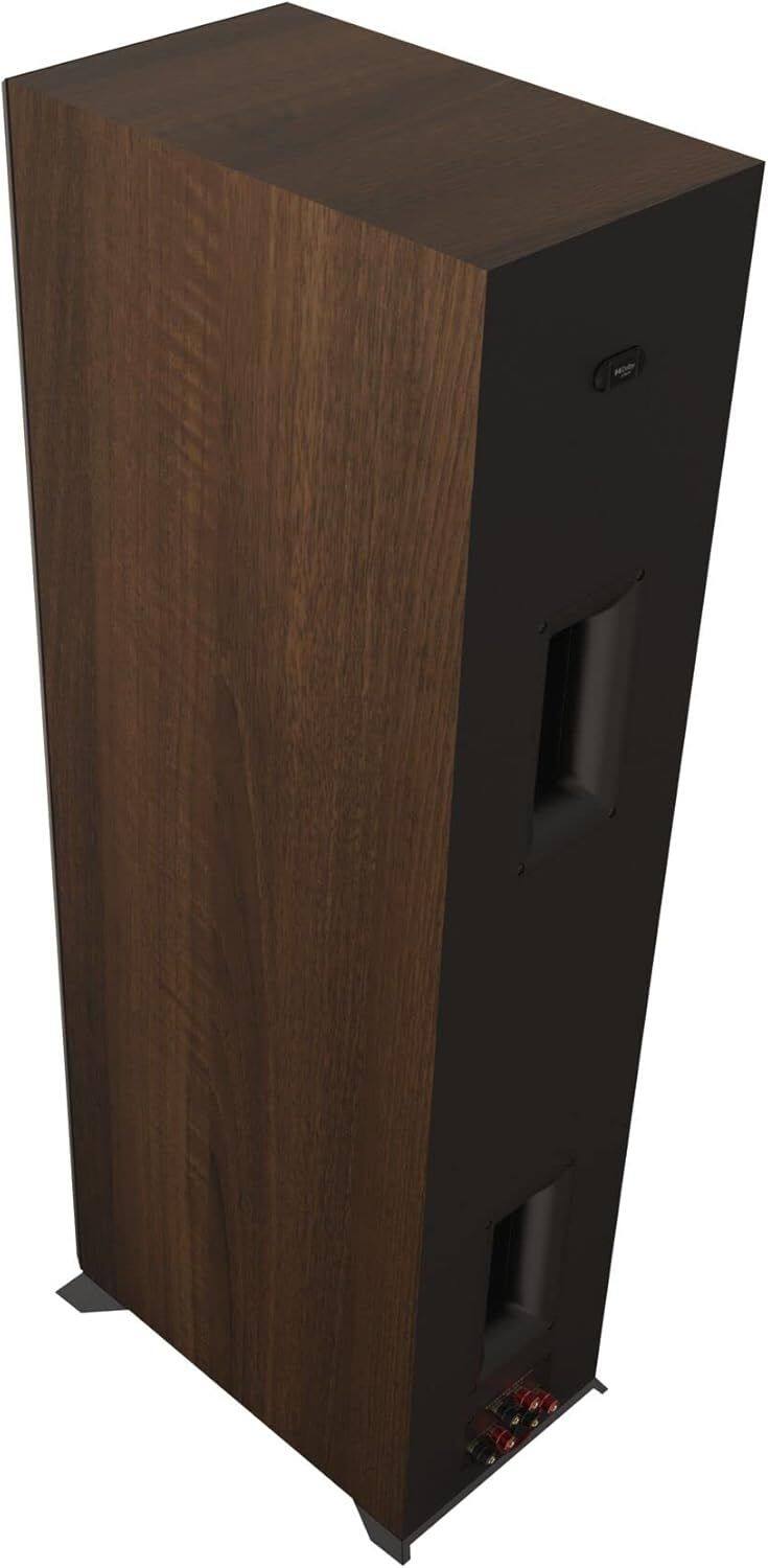 Angle. Klipsch - Klipsch Reference Premiere RP-8000F II 2.0 Dual Floorstanding Speaker Pair in Walnut - Walnut.