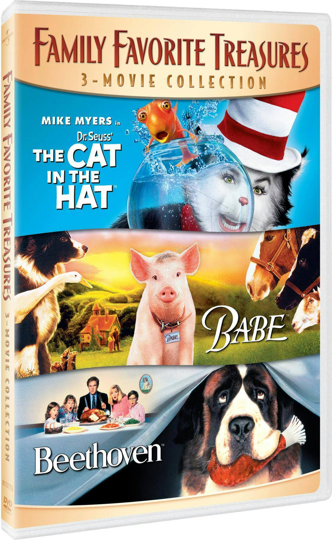 Angle. Dr Seuss: The Cat in the Hat/Babe/Beethoven (DVD Full Screen) [DVD] .