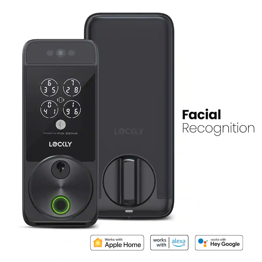 Lockly Visage Smart Lock Wi Fi Deadbolt Facial/Keyway/Fingerprint