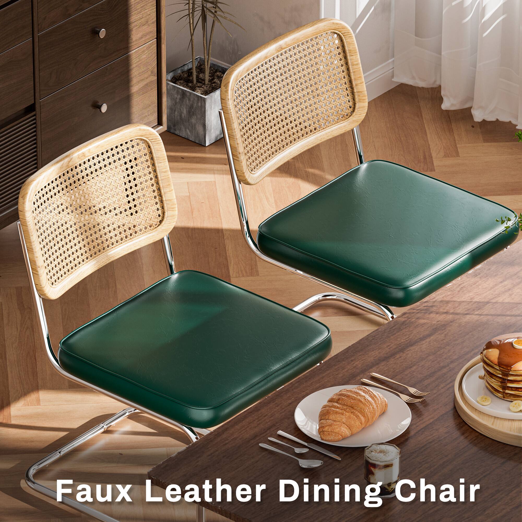 Faux Leather Dining Chair