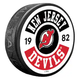 Mustang Drinkware - New Jersey Devils Cog Hockey Puck - Multicolor