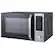 Front. Magic Chef - Magic Chef 1.0 Cubic Feet Stainless Countertop Microwave with Air Fryer, Black - Black.