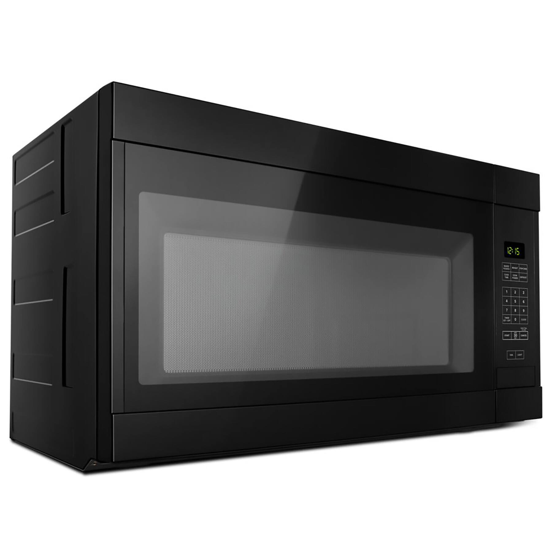 Alt View 11. Amana - 1.6 Cu. Ft. Over-the-Range Microwave - Black.