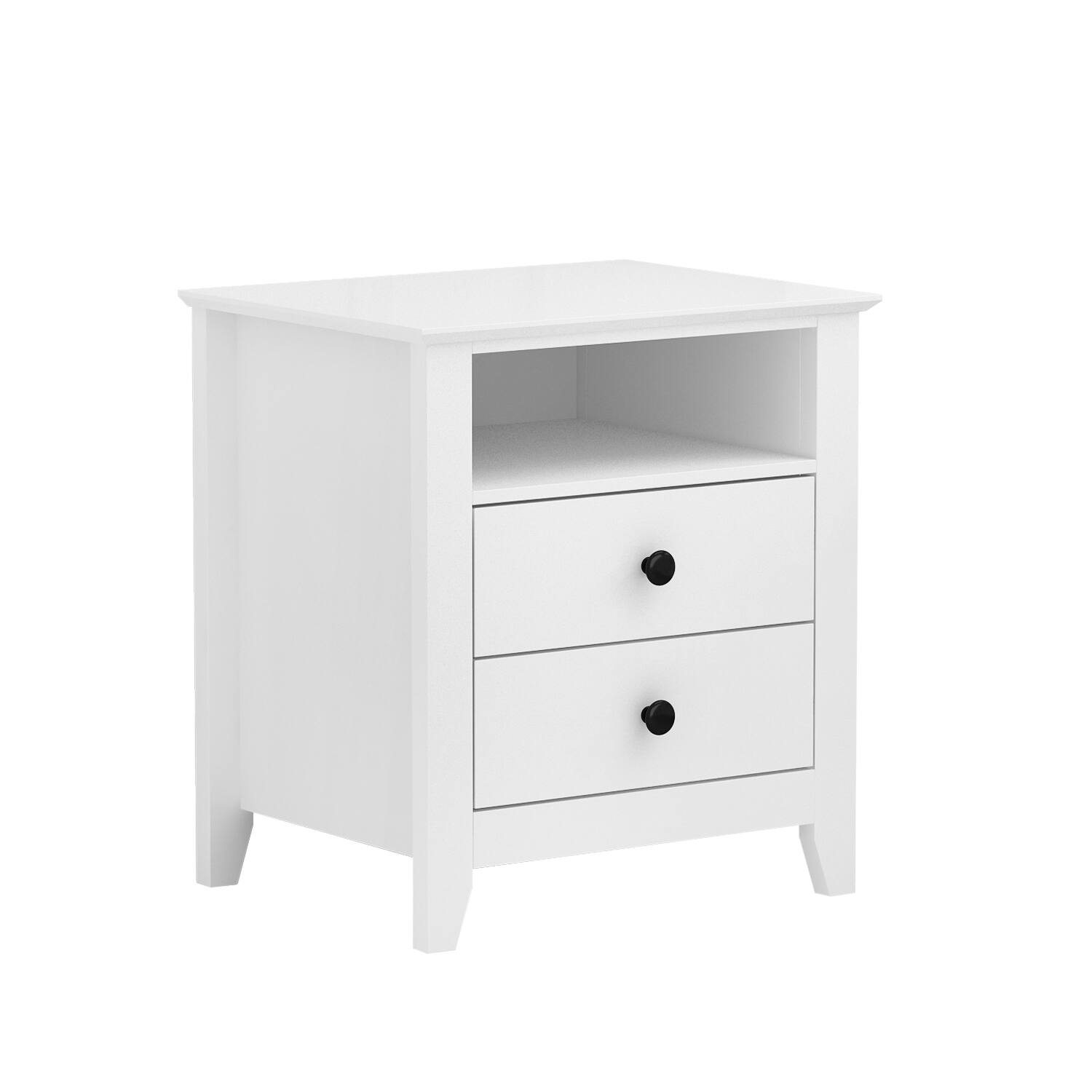 Alt View 9. FUFU & GAGA - FUFU&GAGA 2 - Drawer Nightstand: Minimalist Storage for Modern Homes - White.