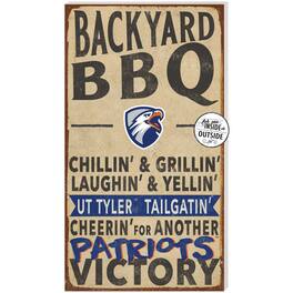 Jardine - Texas Tyler Patriots 11'' x 20'' Indoor/Outdoor BBQ Sign - Brown