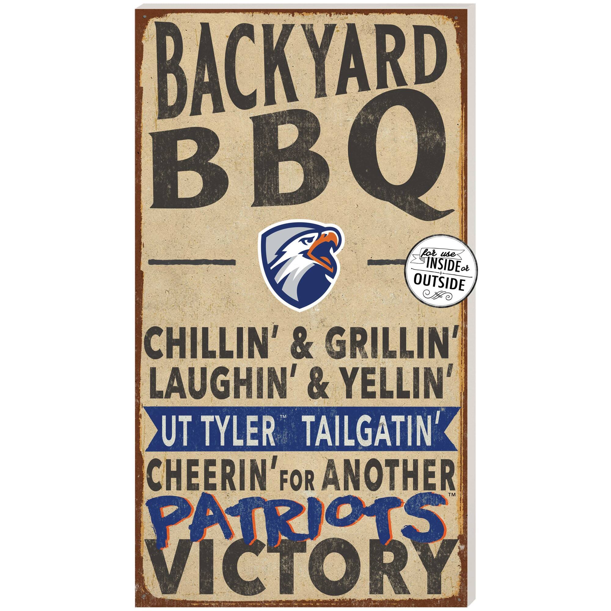 Texas Tyler Patriots 11'' x 20'' Indoor/Outdoor BBQ Sign