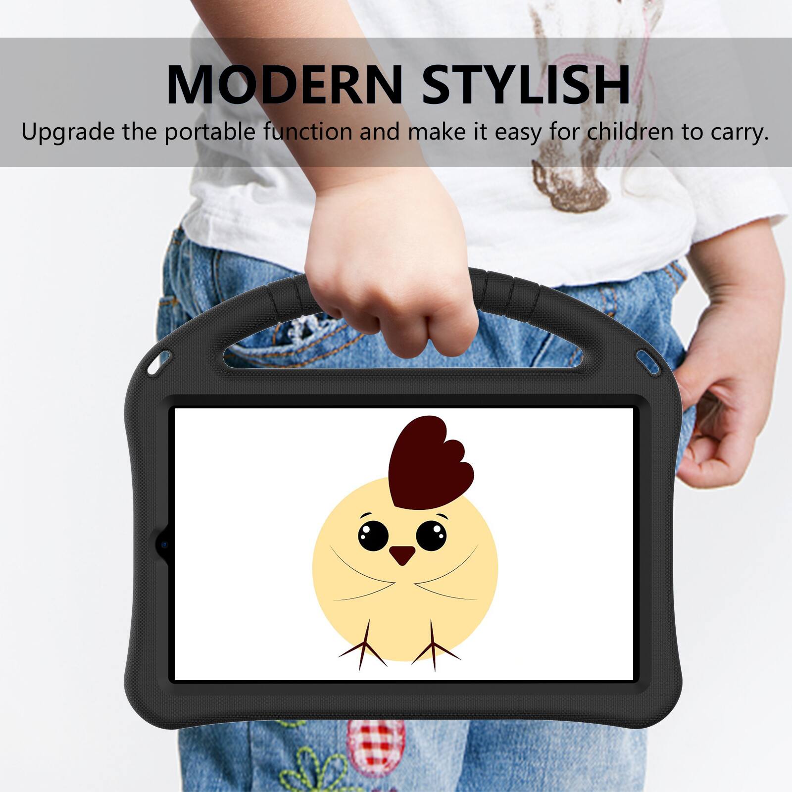 MODERN STYLISH  
Upgrade the portable function and make it easy for children to carry.