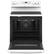 Alt View 1. GE - 5.3 Cu. Ft. Freestanding Electric Convection Range with Self-Cleaning and No-Preheat Air Fry - White.