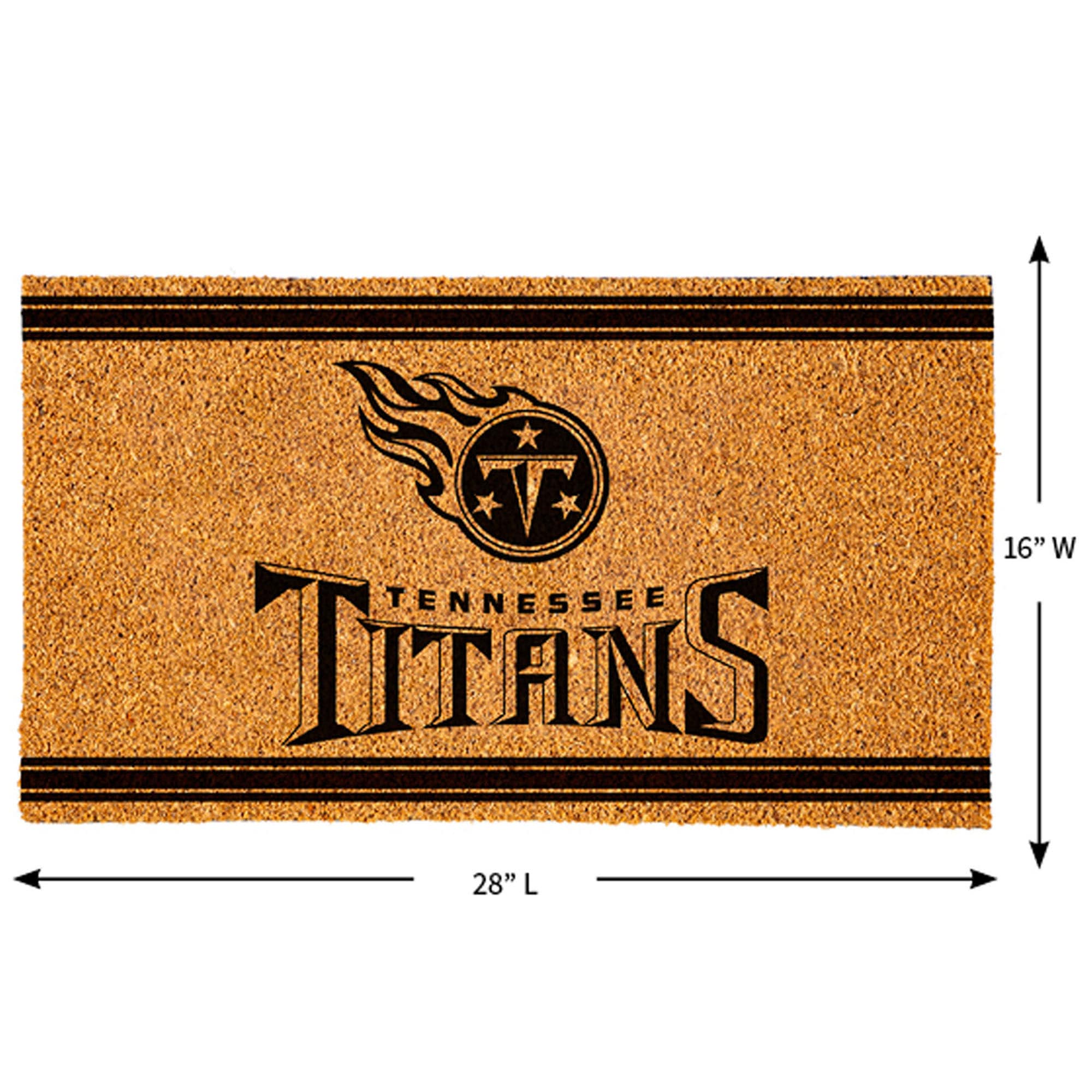V+ TENNESSEE TITANS 16" W 28" L