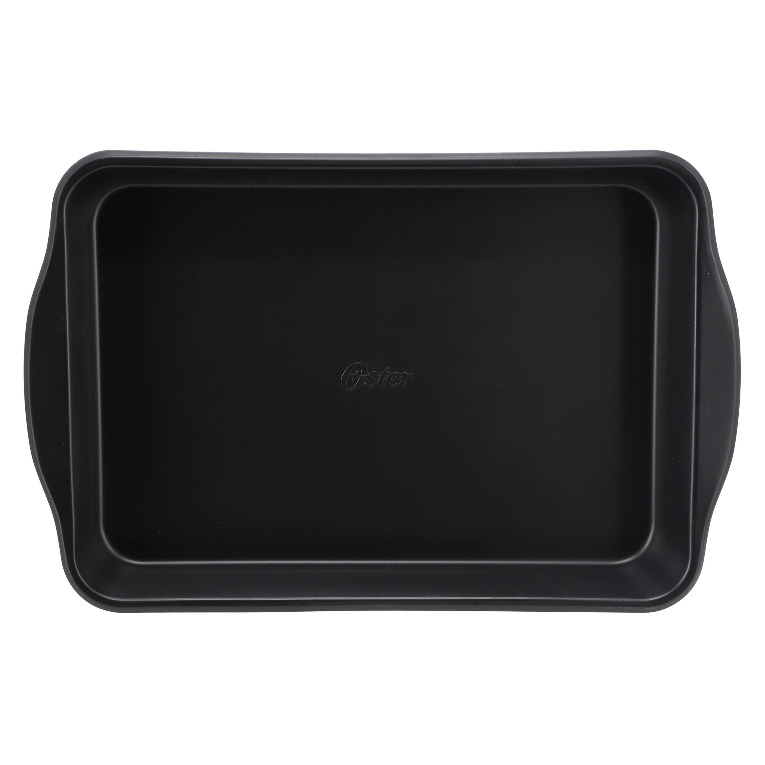 Alt View 2. Oster - Oster Teston Platinum Collection 13x9 Inch Nonstick Carbon Steel Baking Pan in Matte Black - Matte Black.