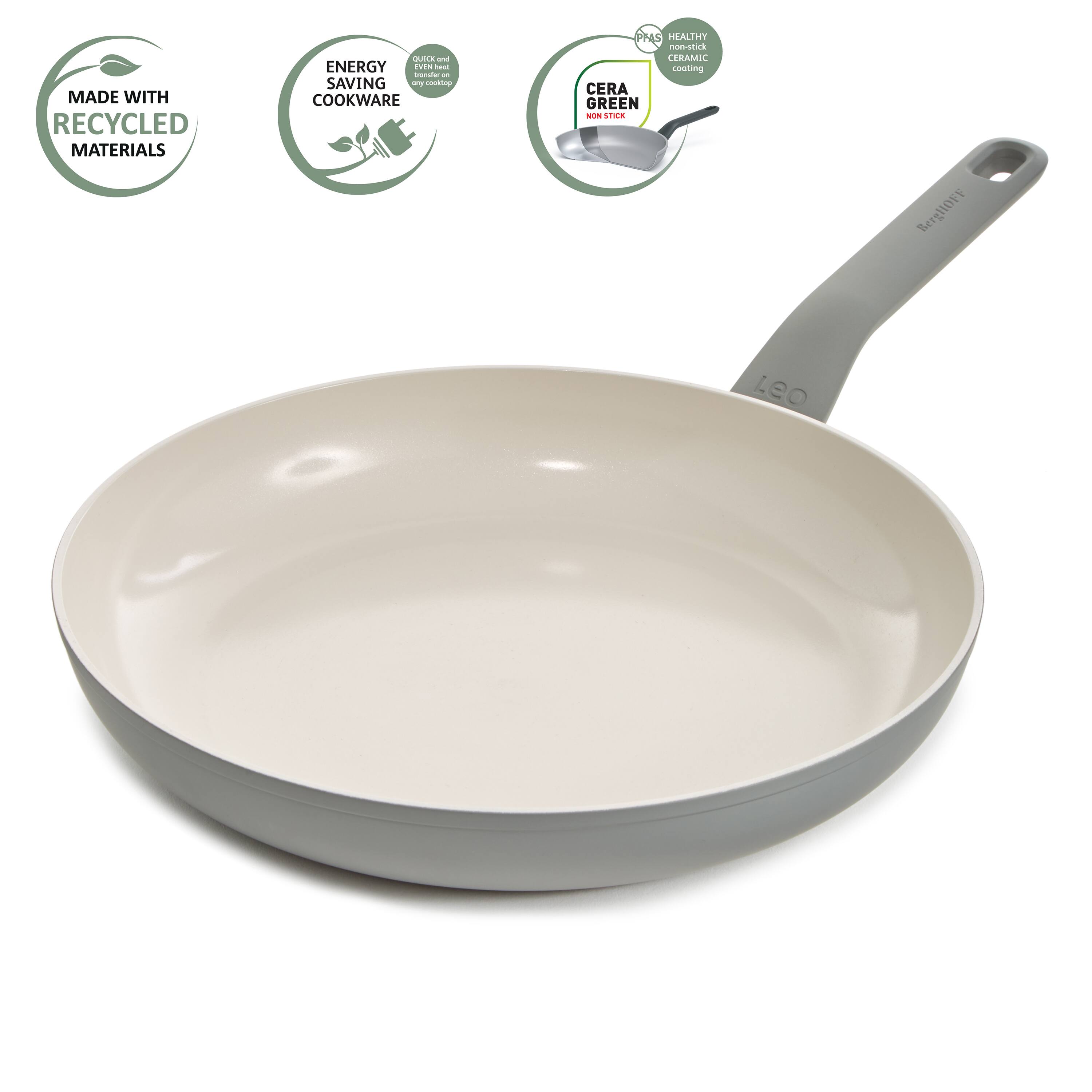 MADE WITH RECYCLED MATERIALS  
ENERGY SAVING COOKWARE  
CERA GREEN  
HEALTHY non-stick CERAMIC coating