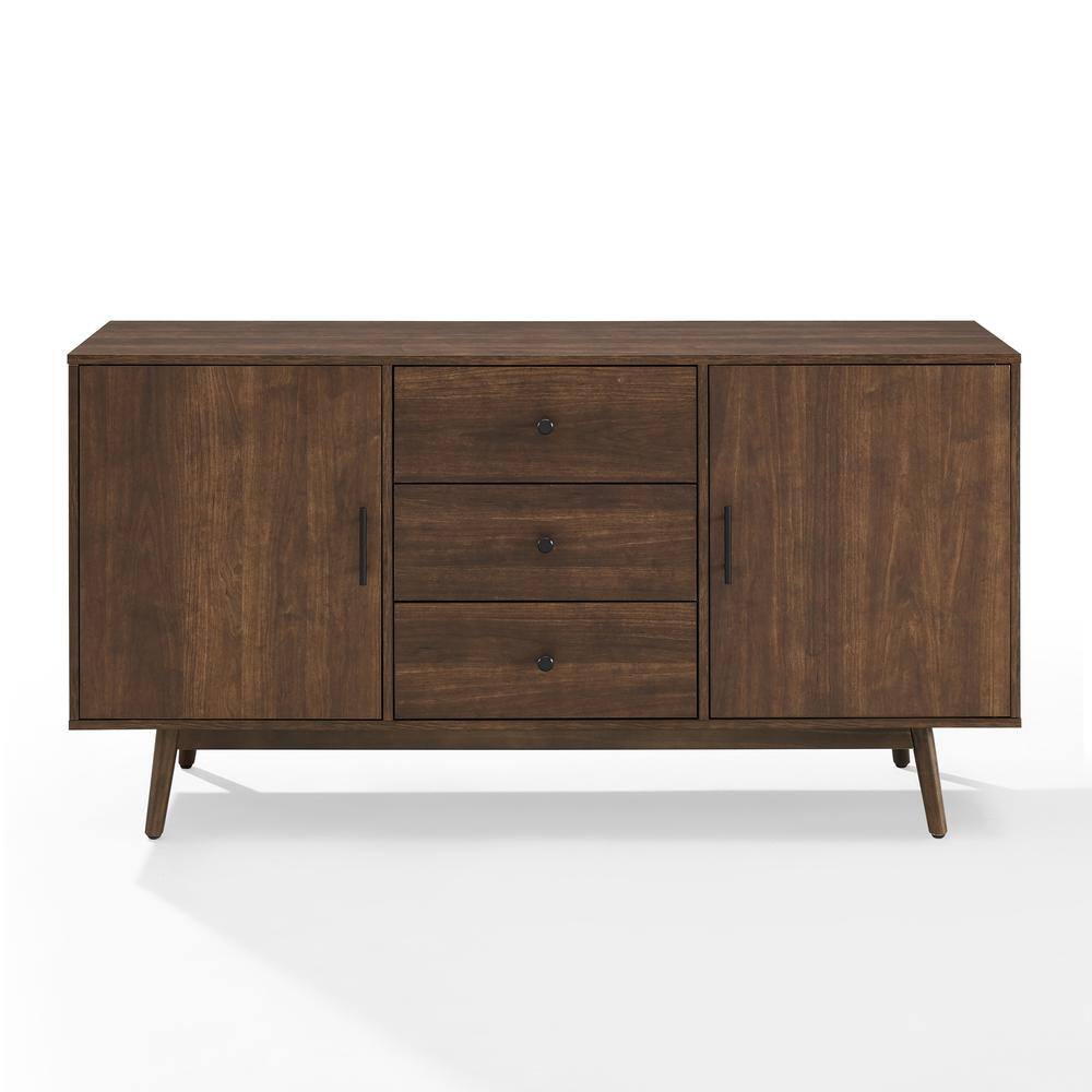 Back. Crosley Furniture - Lucas Sideboard - Brown.