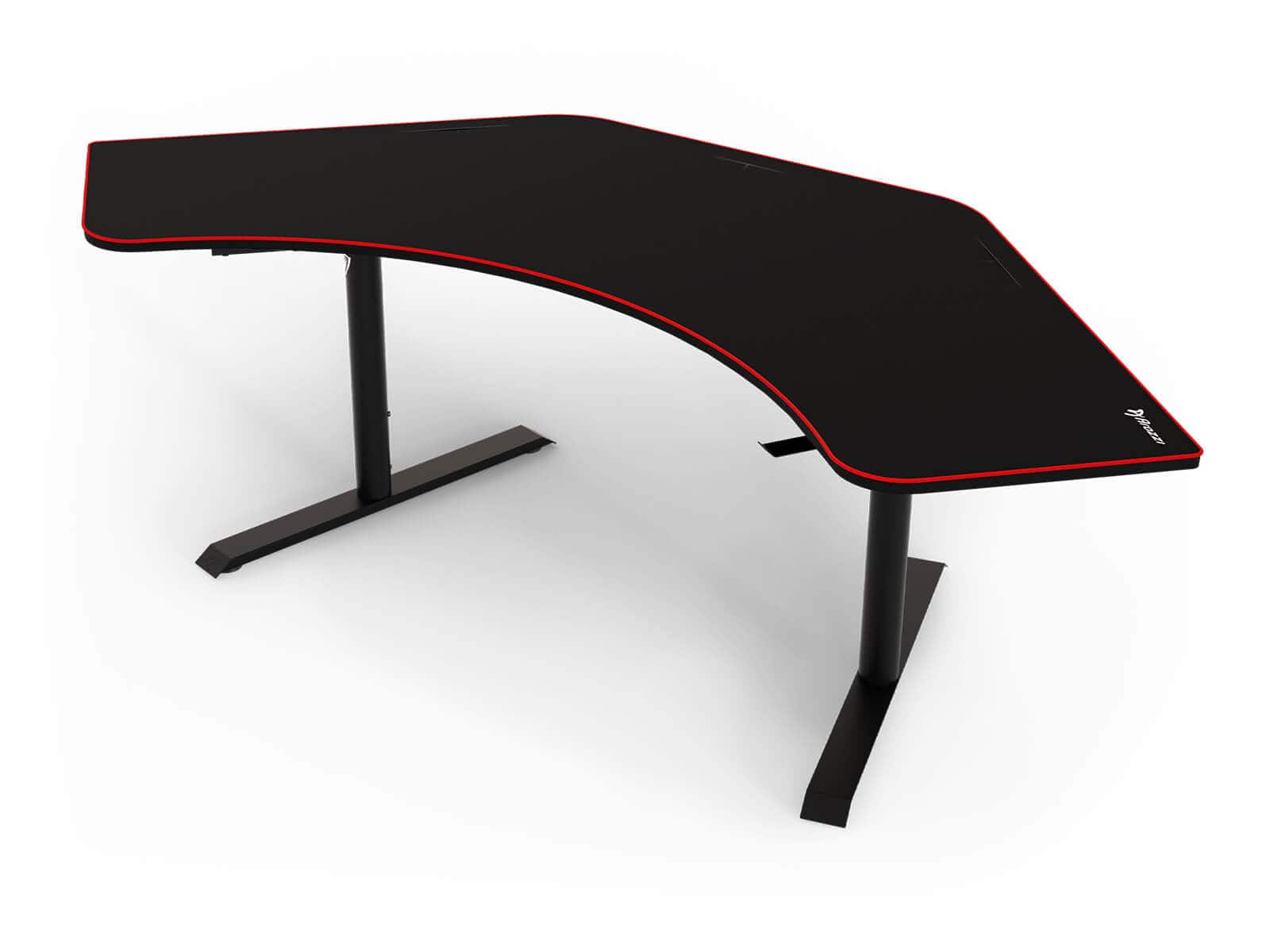 Left. Arozzi - Arena Angelo Gaming Desk - Black.