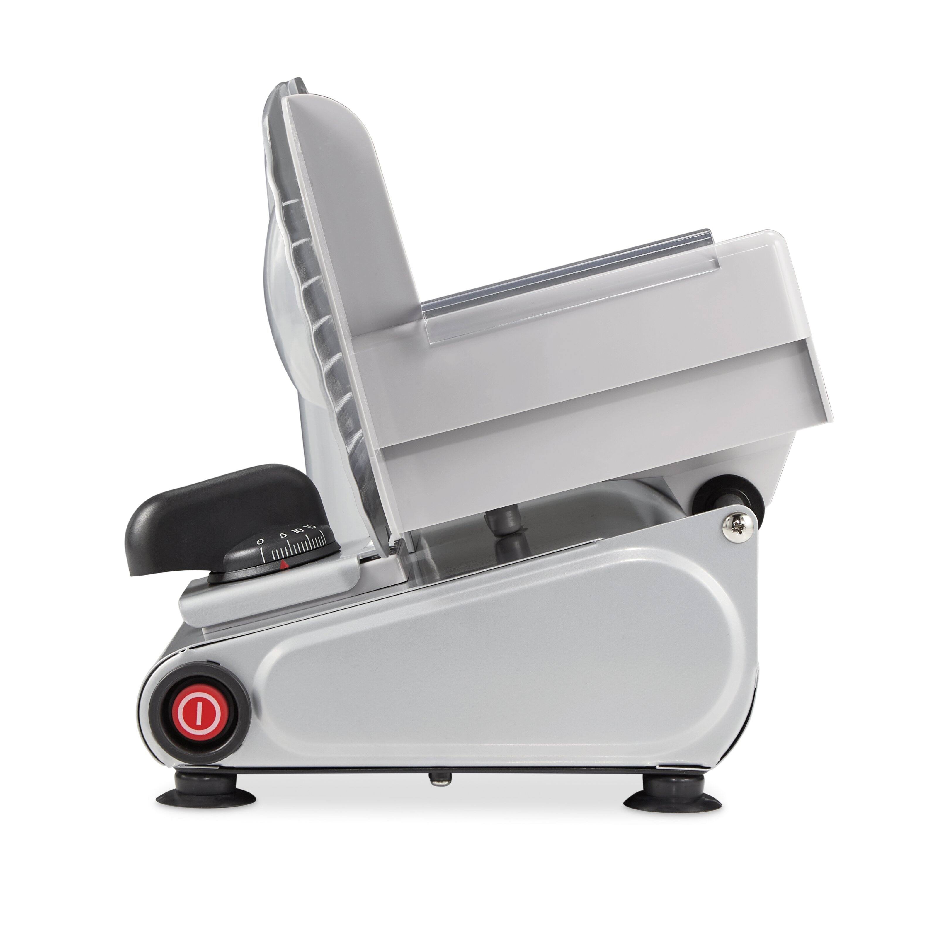 Alt View 12. Weston - Weston 7.5"Meat Slicer - STAINLESS STEEL.