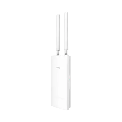 Front. Cudy - Indoor/Outdoor AX3000 High-Power Wi-Fi 6 Access Point - WHITE.