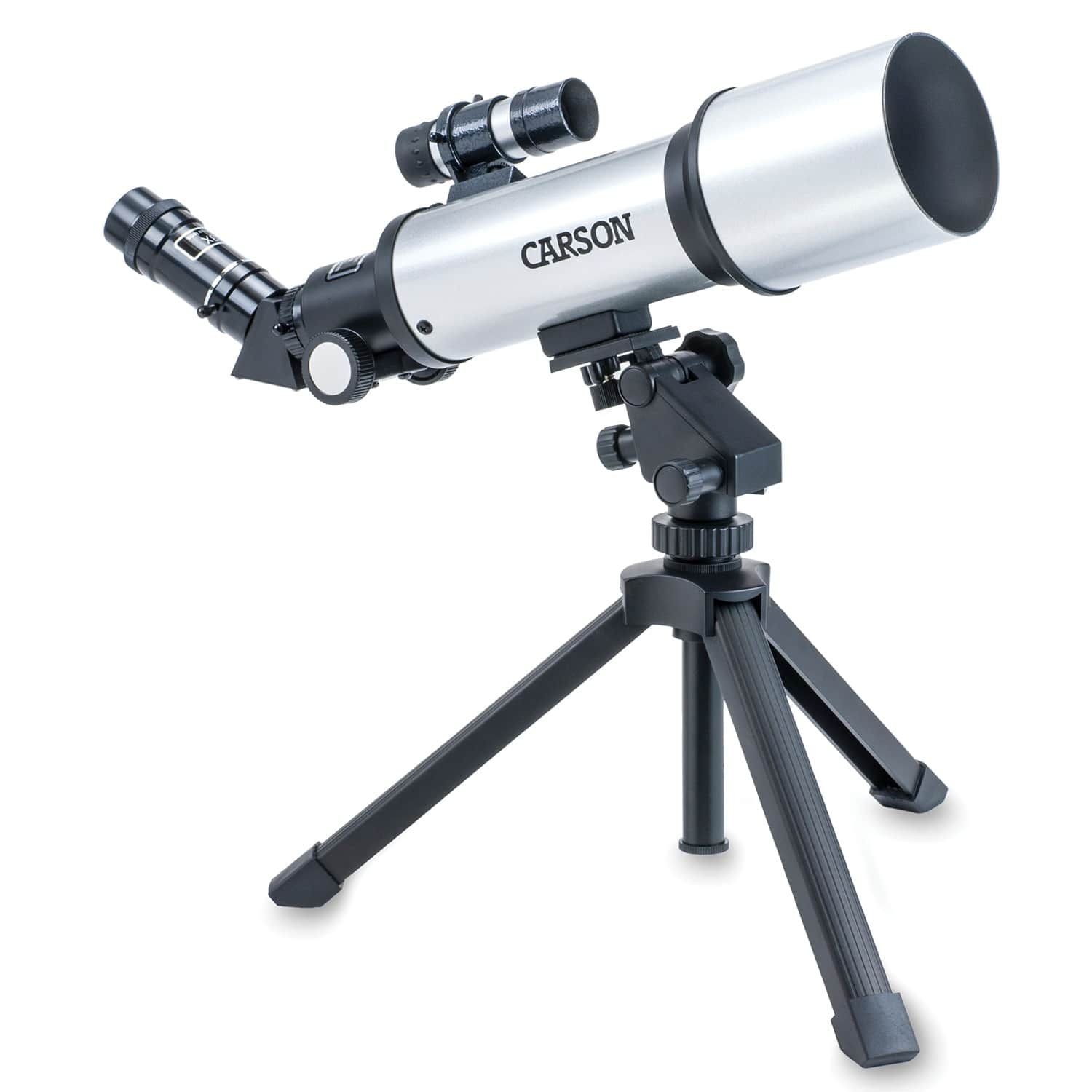 Carson - SkyChaser 70 mm Refractor Beginner Telescope, Tabletop Tripod Included