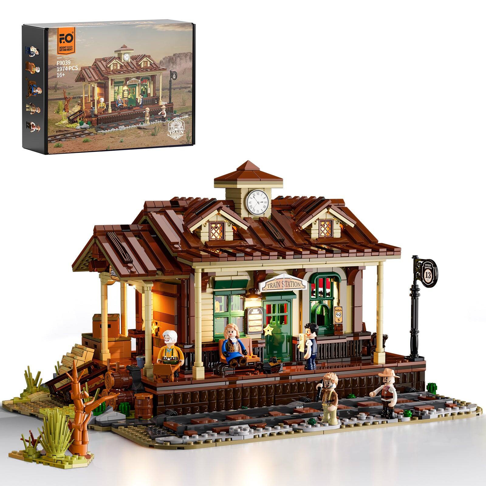 9 LCe FO - - - - F9039 1974PCS 16+ KPL TRAN M / 1 - . 1 - $ . I 1 - TRAIN STATION 13