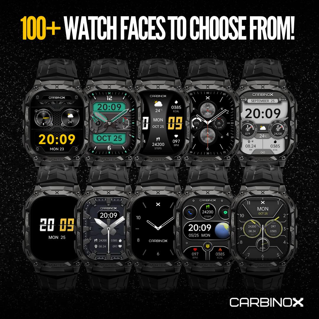 100+ WATCH FACES TO CHOOSE FROM!

CARBINOX

20:09  
MON 23  
OCT 25  
6  
24200 STEPS  
097 BPM  
0385 CAL  

20:09  
OCT 25  
6  
24200 STEPS  
097 BPM  
0385 CAL  

20:09  
SEPTEMBER 25  
24200 STEPS  
097 BPM  
0385 CAL  

20:09  
MON 25  
24200 STEPS  
097 BPM  
0385 CAL  

20:09  
MON 25  
24200 STEPS  
097 BPM  
0385 CAL  

20:09  
MON 25  
24200 STEPS  
097 BPM  
0385 CAL  

20:09  
MON 25  
24200 STEPS  
097 BPM  
0385 CAL  

20:09  
MON 25  
24200 STEPS  
097 BPM  
0385 CAL  

20:09  
MON 25  
24200 STEPS  
097 BPM  
0385 CAL  

20:09  
MON 25  
24200 STEPS  
097 BPM  
0385 CAL  

20:09  
MON 25  
24200 STEPS  
097 BPM  
0385 CAL  

20:09  
MON 25  
24200 STEPS  
097 BPM  
0385 CAL  

20:09  
MON 25  
24200 STEPS  
097 BPM  
0385 CAL  

20:09  
MON 25  
24200 STEPS  
097 BPM  
0385 CAL  

20:09  
MON 25  
24200 STEPS  
097 BPM  
0385 CAL  

20:09  
MON 25  
24200 STEPS  
097 BPM  
0385 CAL  

20: