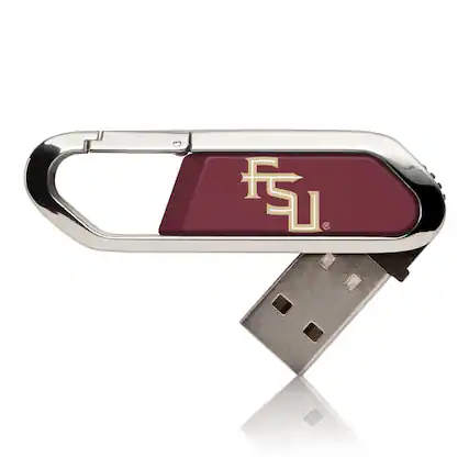Front. Keyscaper - Florida State Seminoles Solid Design 32GB Clip USB Flash Drive - Multicolor.