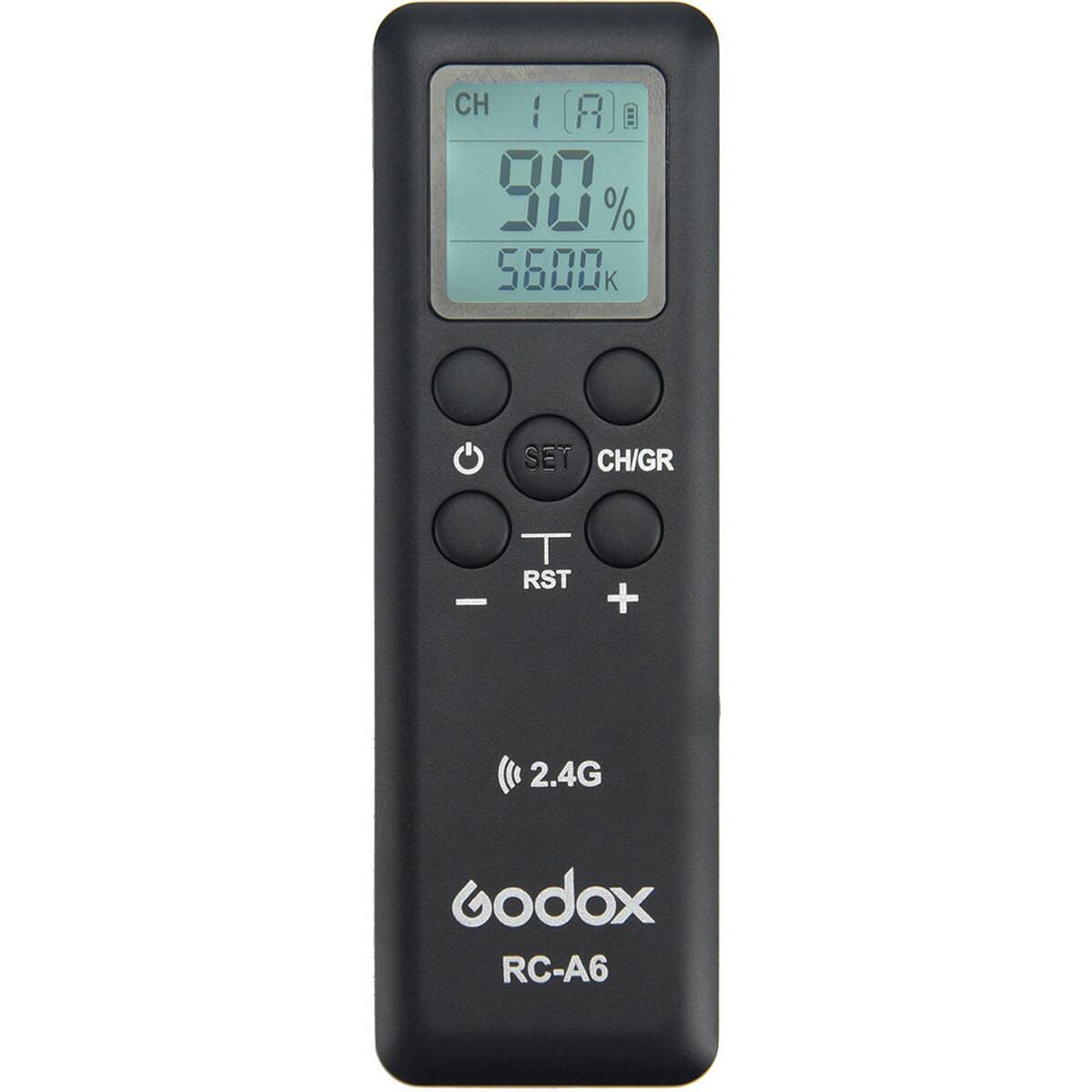 CH 1 (R) 90% 5600K SET CH/GR - T RST + 2.4G Godox RC-A6