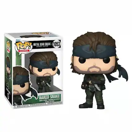 Funko POP! GAMES
METAL GEAR SOLID SNAKE EATER
1053
NAKED SNAKE
WANT IT? GET IT!
"NAKED SNAKE"