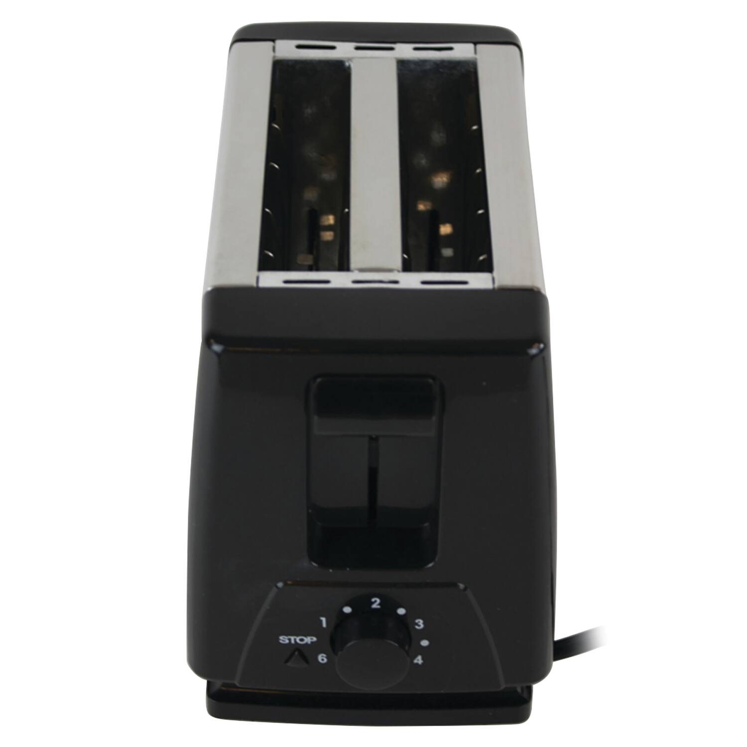 Alt View 7. Brentwood - 2-Slice Toaster - Stainless Steel and Black - black.