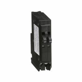 Schneider Electric - Square D 20/20 amps Tandem Single Pole Circuit Breaker