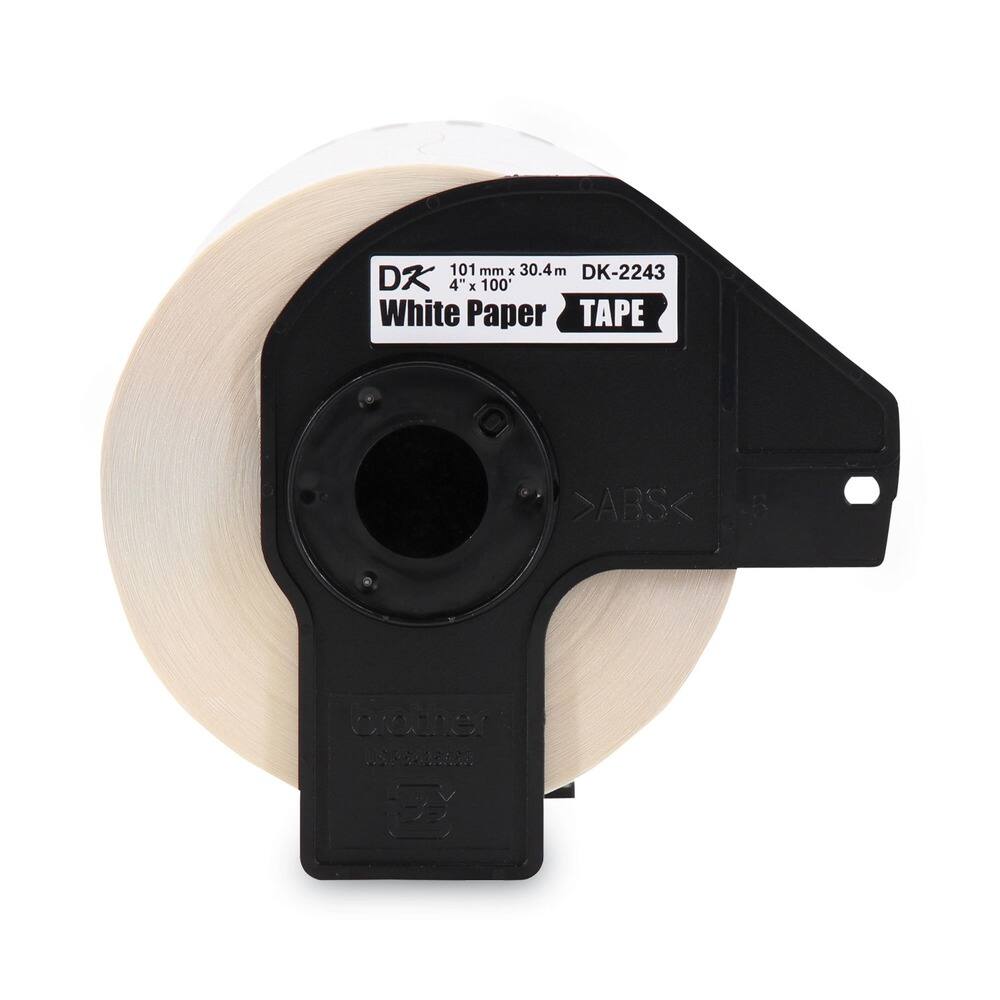 101 mm x 30.4 m DK-2243  
4" x 100' White Paper TAPE  
>ABS<  
croaner nothinto_anscribe