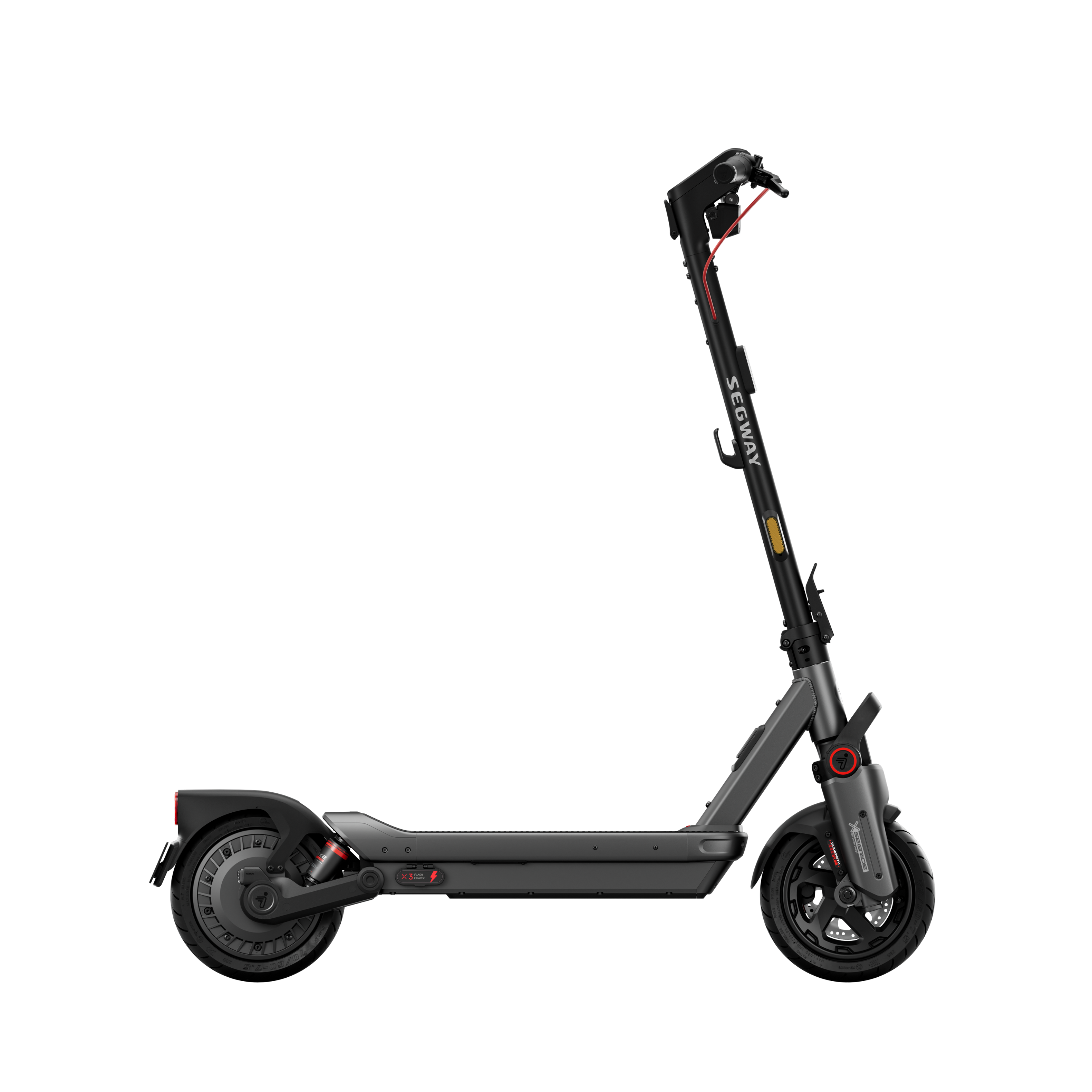 Angle. Segway - Max G3 Plus Electric Scooter - Commuter Scooter w/ 28 mph Max Speed, 50 Mile Range & Apple Find My Integration - Black.