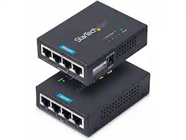 StarTech.com - StarTech 4-Port Gigabit PoE+ Injector, Midspan Hub, 54V/30W - 802.3at/802.3af | POEINJ4G-US