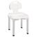 Front. Carex - Universal Bath Seat with Back - WHITE.