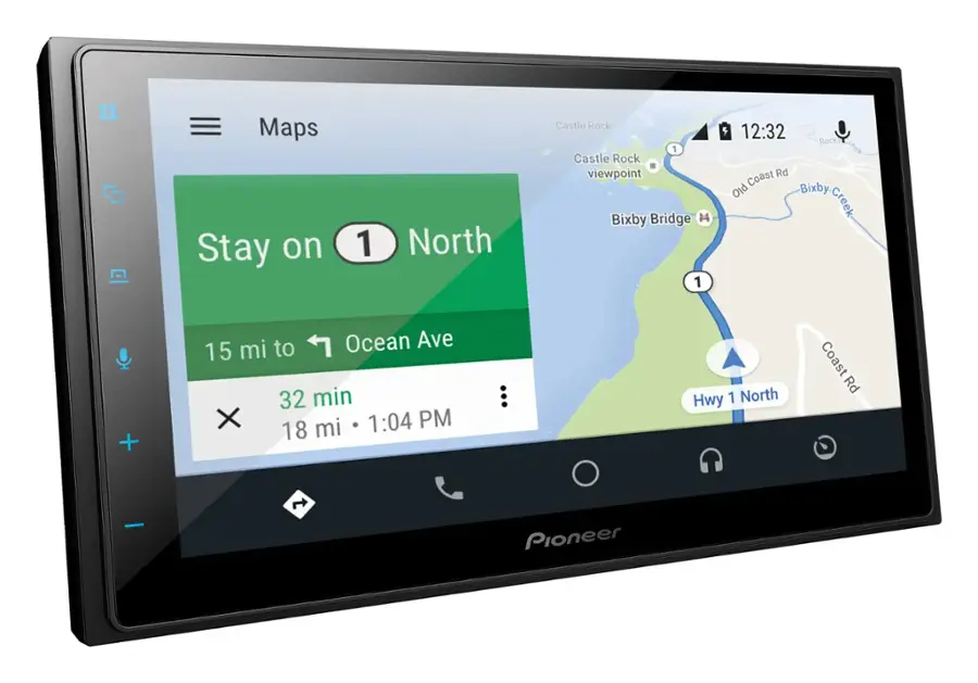 Alt View 15. Pioneer - 6.8" Android Auto™ and Apple CarPlay® Bluetooth® Digital Media (DM) Receiver - Black.