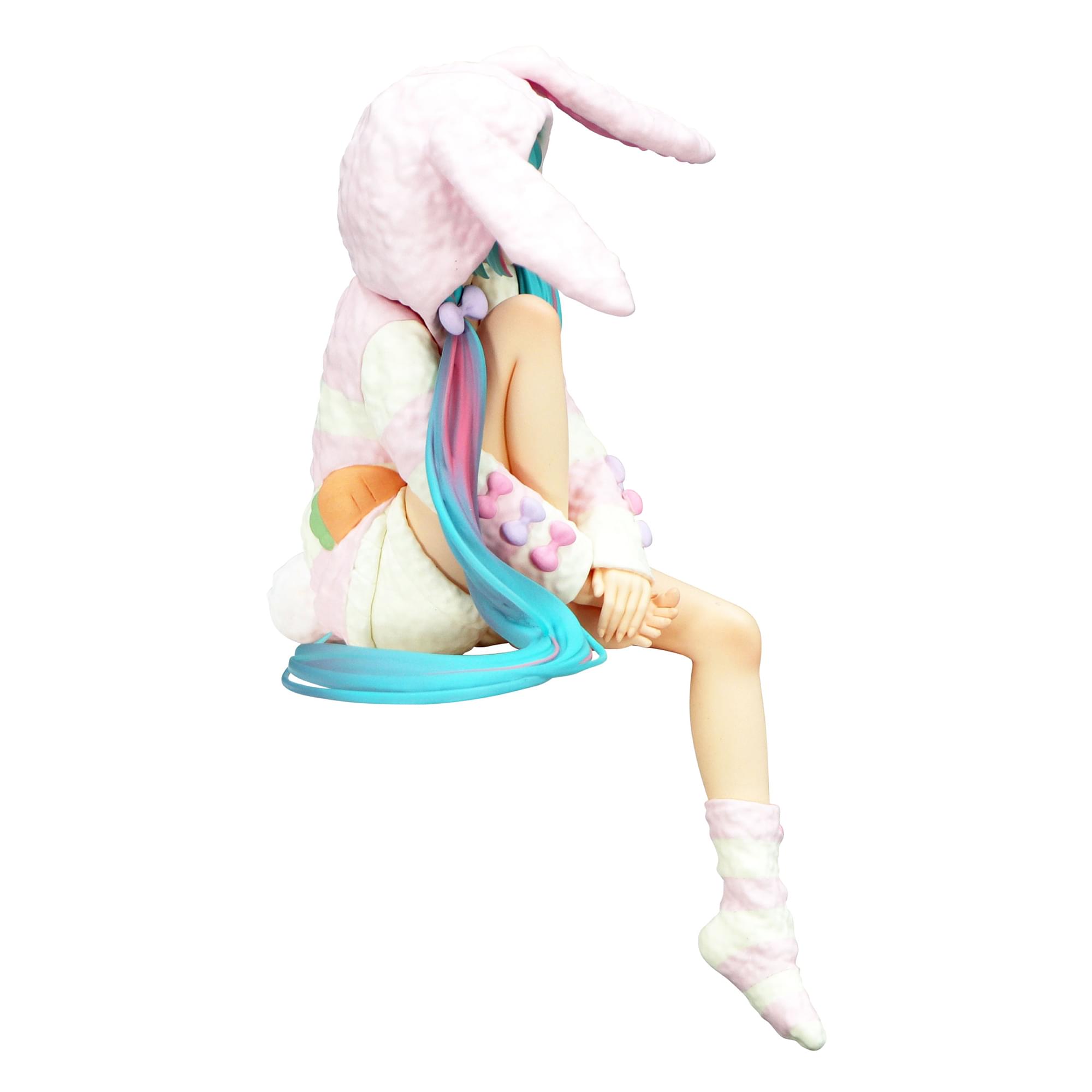 Alt View 10. Little Buddy - Vocaloid Noodle Stopper Figure | Hatsune Miku Rabbit Ear Hood Version - Multi-Color.