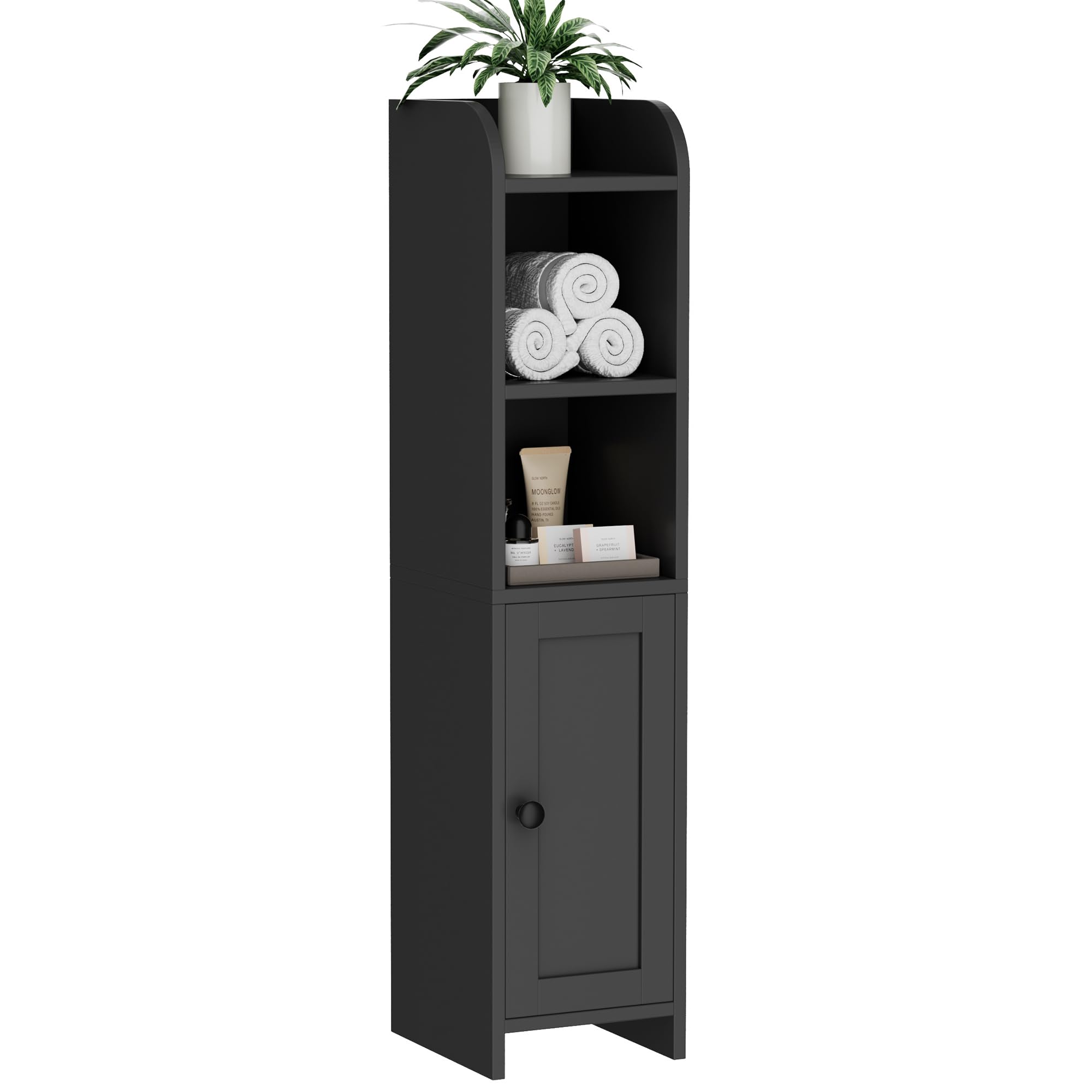 Black-7.9"D x 7.1"W x 31"H