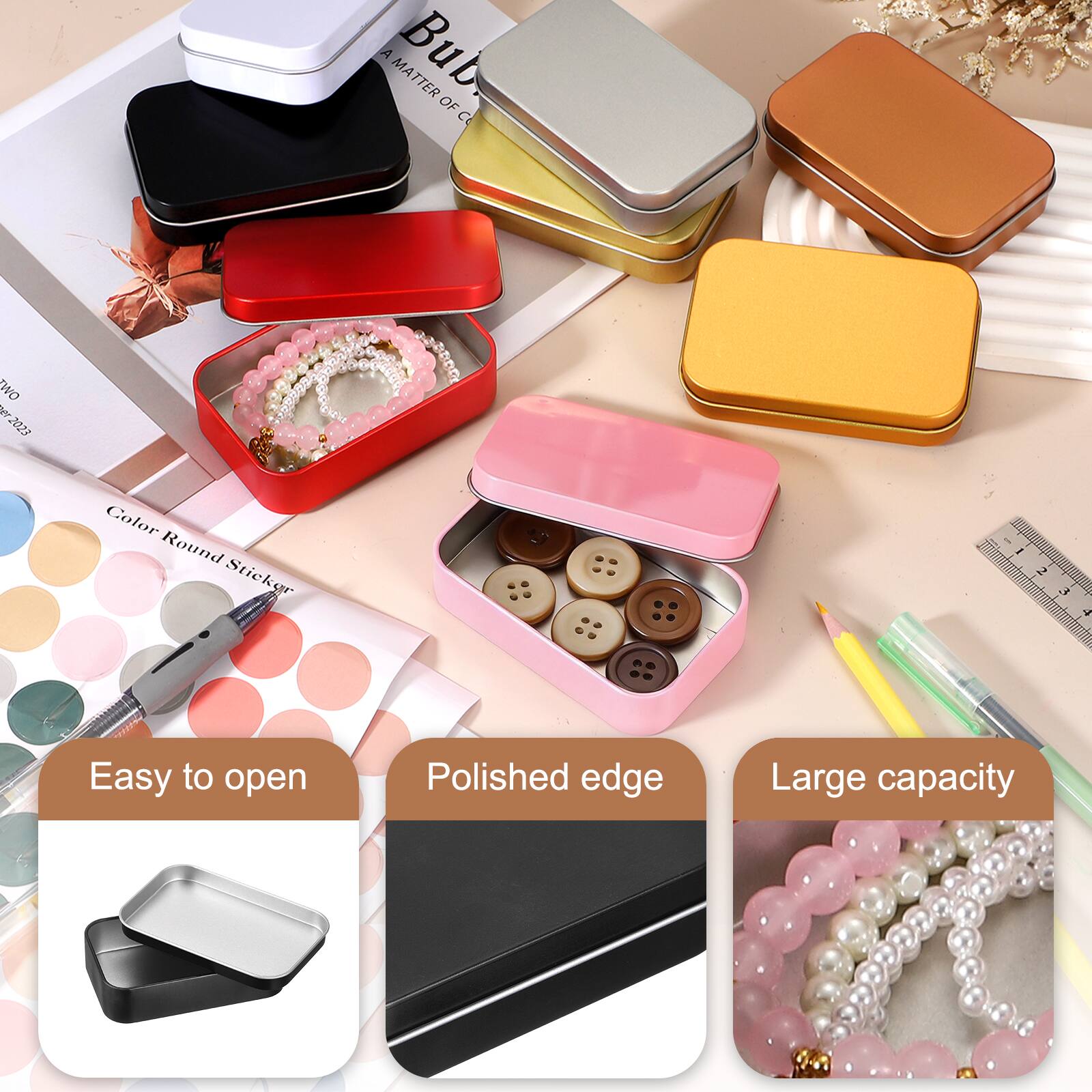 A Matter Bub. OF C WO 2028 Color Round Sticker - I 2 F 2 PEDN Easy to open Polished edge Large capacity