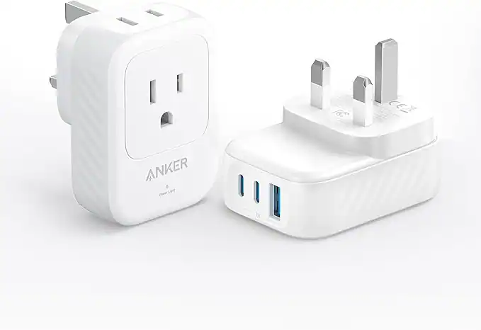 Anker Plug Conversion Kit Anker (2Pack) USA International Plug Adapter White A92A2 - Best Buy