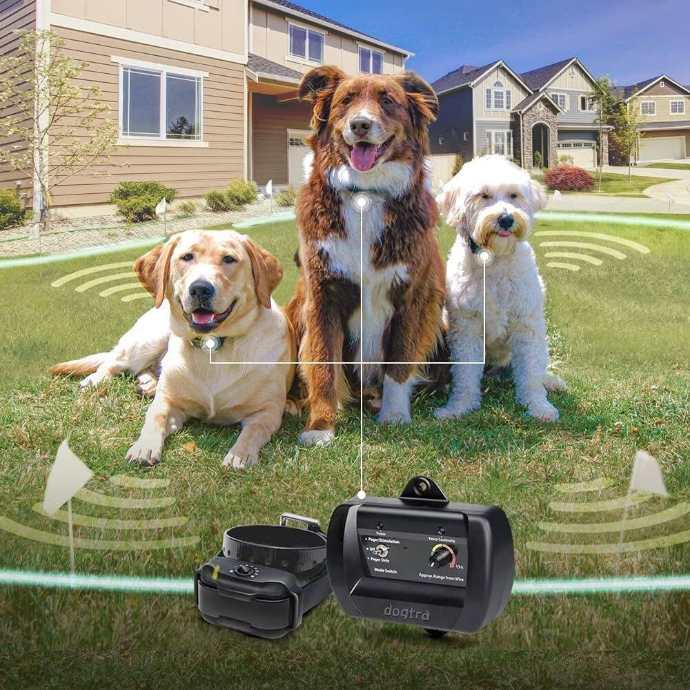 Alt View 4. Dogtra - E-Fence 3500 Underground Wired Containment System with Dog E-Collar | Two Correction Modes with 8 Adjustment Levels - Black.