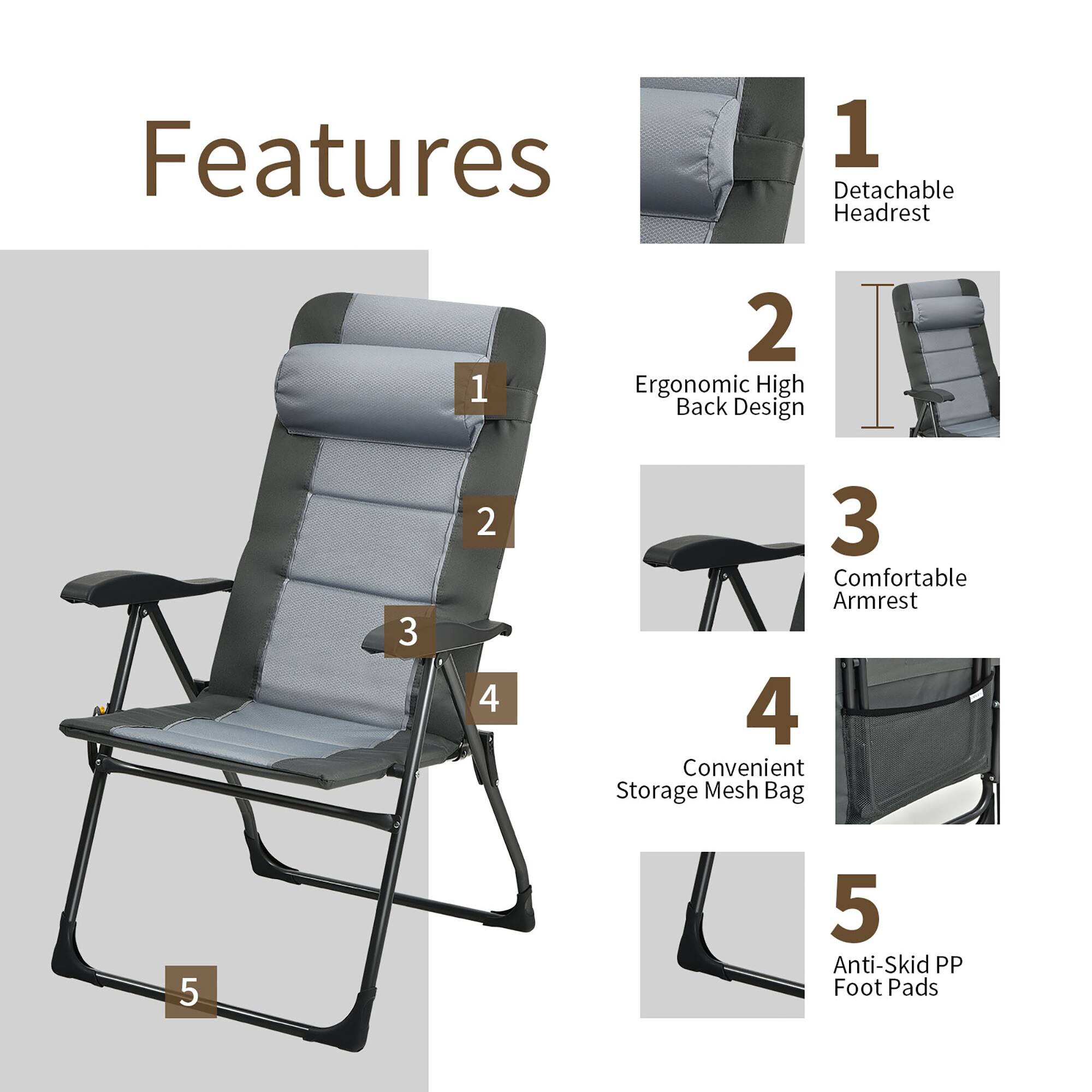 Features:
1. Detachable Headrest
2. Ergonomic High Back Design
3. Comfortable Armrest
4. Convenient Storage Mesh Bag
5. Anti-Skid PP Foot Pads