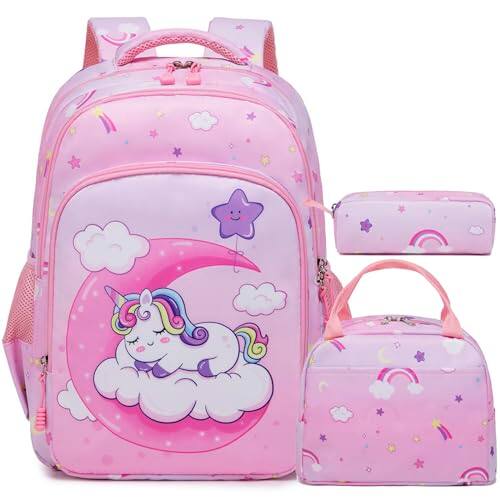 Pacoar Cade Backpack With Lunch Box Pencil Case For Elementary School 3 ...