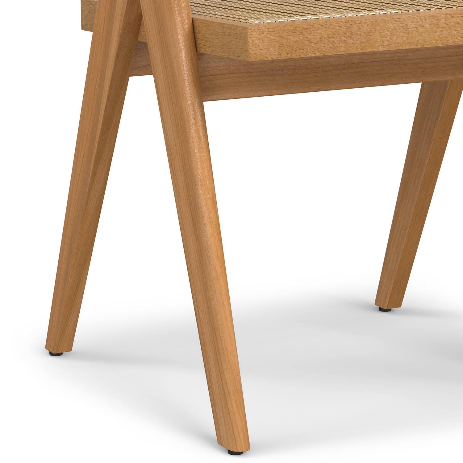 Alt View 4. Simpli Home - Regina Dining Armchair (Set of 2) in Natural - Natural.