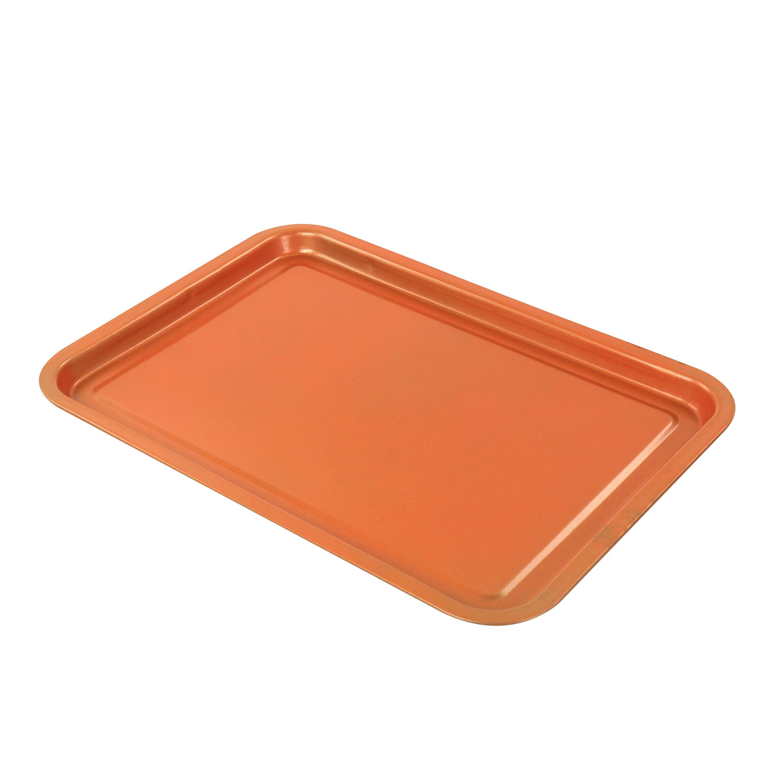 Alt View 7. Gibson - Spice by Tia Mowry Savory Saffron 16 Piece Ceramic Nonstick Cookware Set in Teal - Copper.