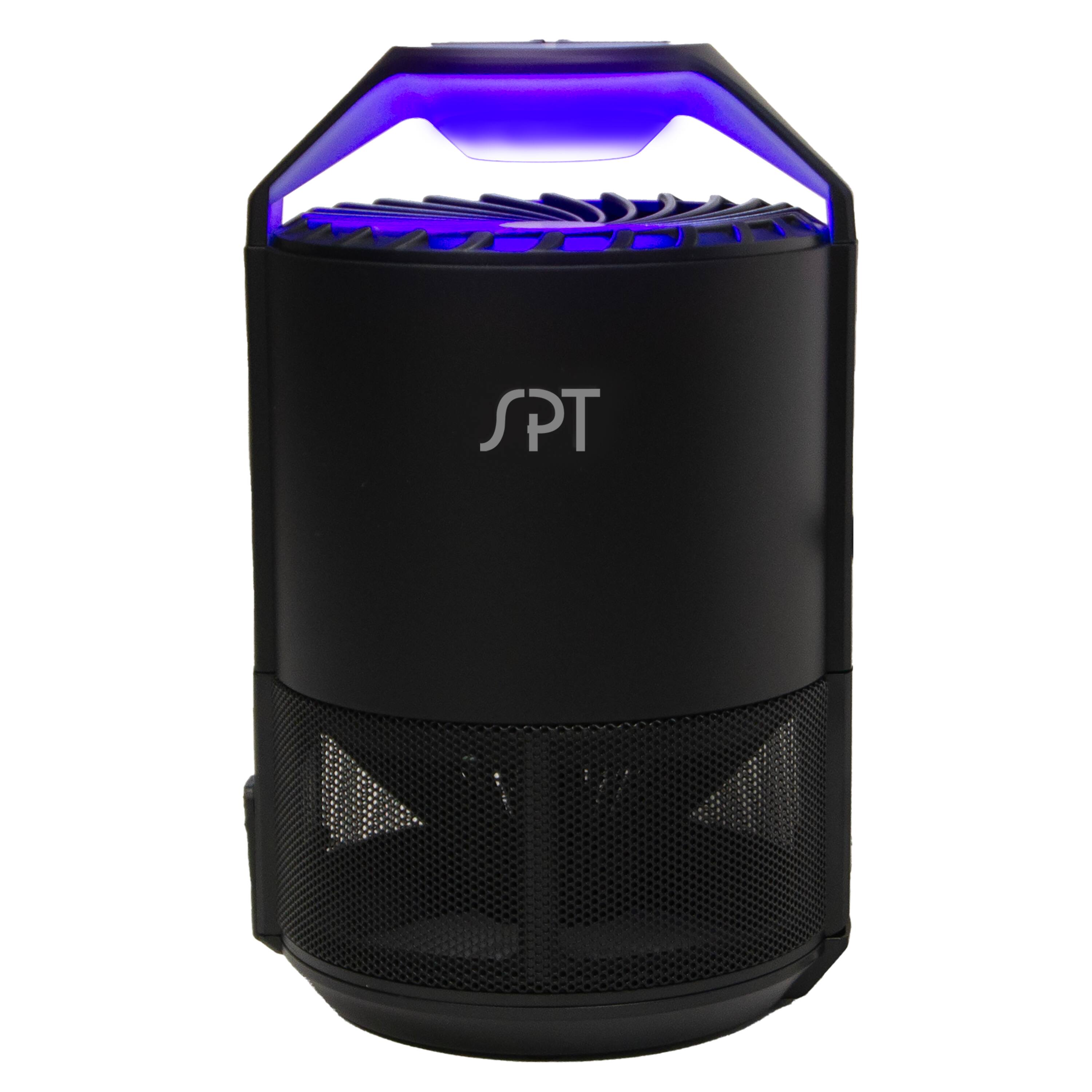 Alt View 4. SPT - Indoor Electric Insect Trap with Glue Pads - Black.