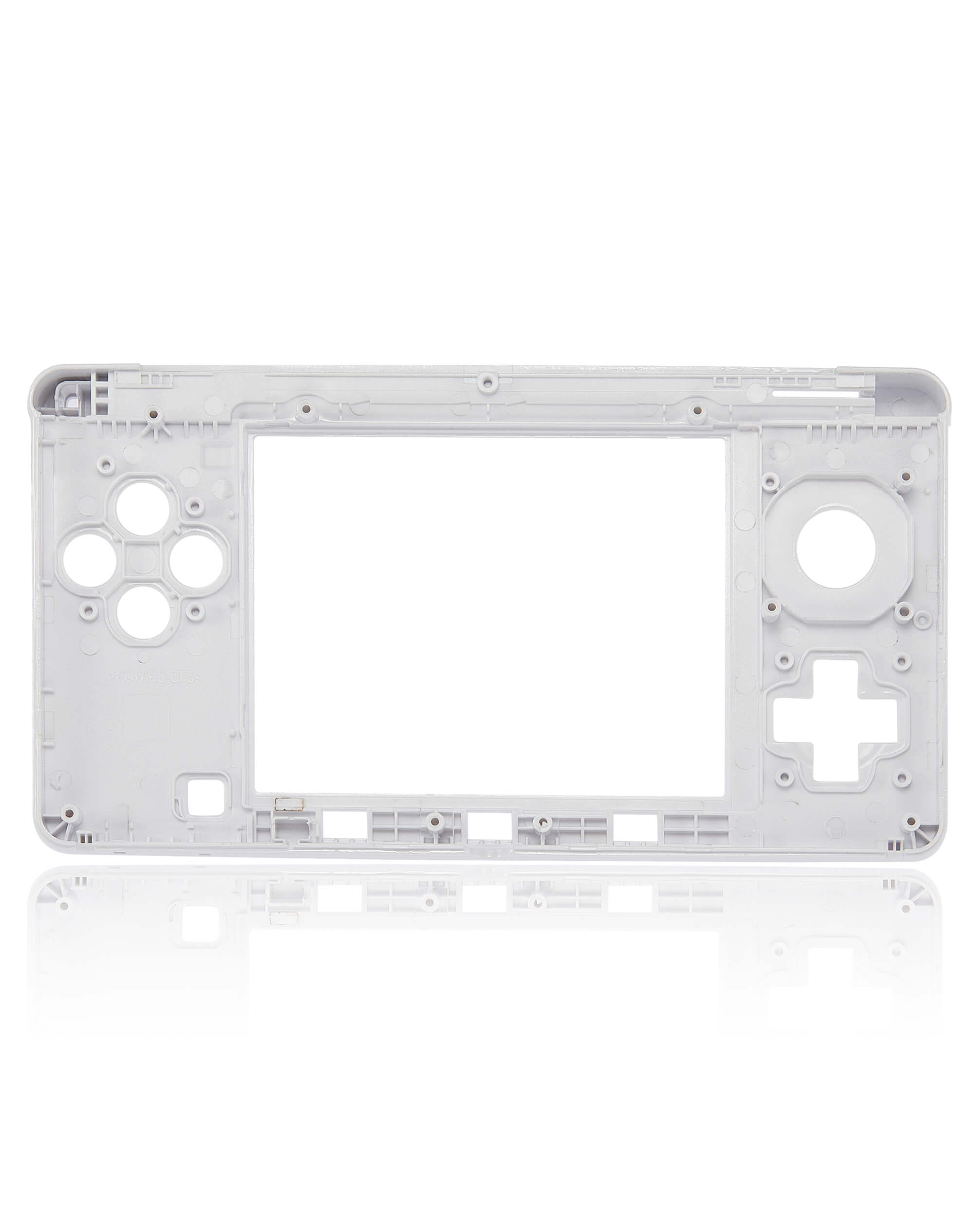 Back. MobileSentrix - Mid-Frame Housing Compatible For Nintendo 3DS - White - White.