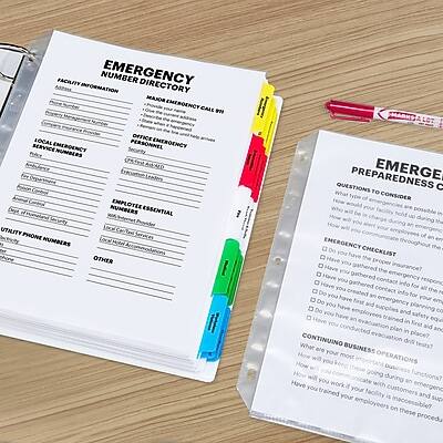 **EMERGENCY DIRECTORY**

**FACILITY NUMBER:**

**FACILITY INFORMATION:**
- Facility Name:
- Address:
- Phone Number:
- Fax Number:
- Email:

**MAJOR EMERGENCY CALL 911**

**OFFICE EMERGENCY CALL:**
- Phone Number:

**LOCAL OFFICE SERVICE EMERGENCY PERSONNEL:**
- Name:
- Phone Number:

**EMERGENCY NUMBERS:**
- Fire Department:
- Police Department:
- Ambulance:
- Poison Control:
- Gas Company:
- Electric Company:
- Water Company:
- Other:

**EMPLOYEE ESSENTIAL UTILITY PHONE NUMBERS:**
- Name:
- Phone Number:

**OTHER:**
- Name:
- Phone Number:

---

**EMERGENCY PREPAREDNESS CHECKLIST**

**QUESTIONS TO CONSIDER:**
- Do you have a plan for all types of emergencies?
- Have you created an emergency contact list?
- Have you gathered supplies and equipment?
- Have you gathered contact information for all employees?
- Have you gathered contact information for first aid and medical assistance?
- Have you gathered contact information for emergency services?
- Have you trained your employees on emergency procedures?

**EMERGENCY CHECKLIST:**
- Do you