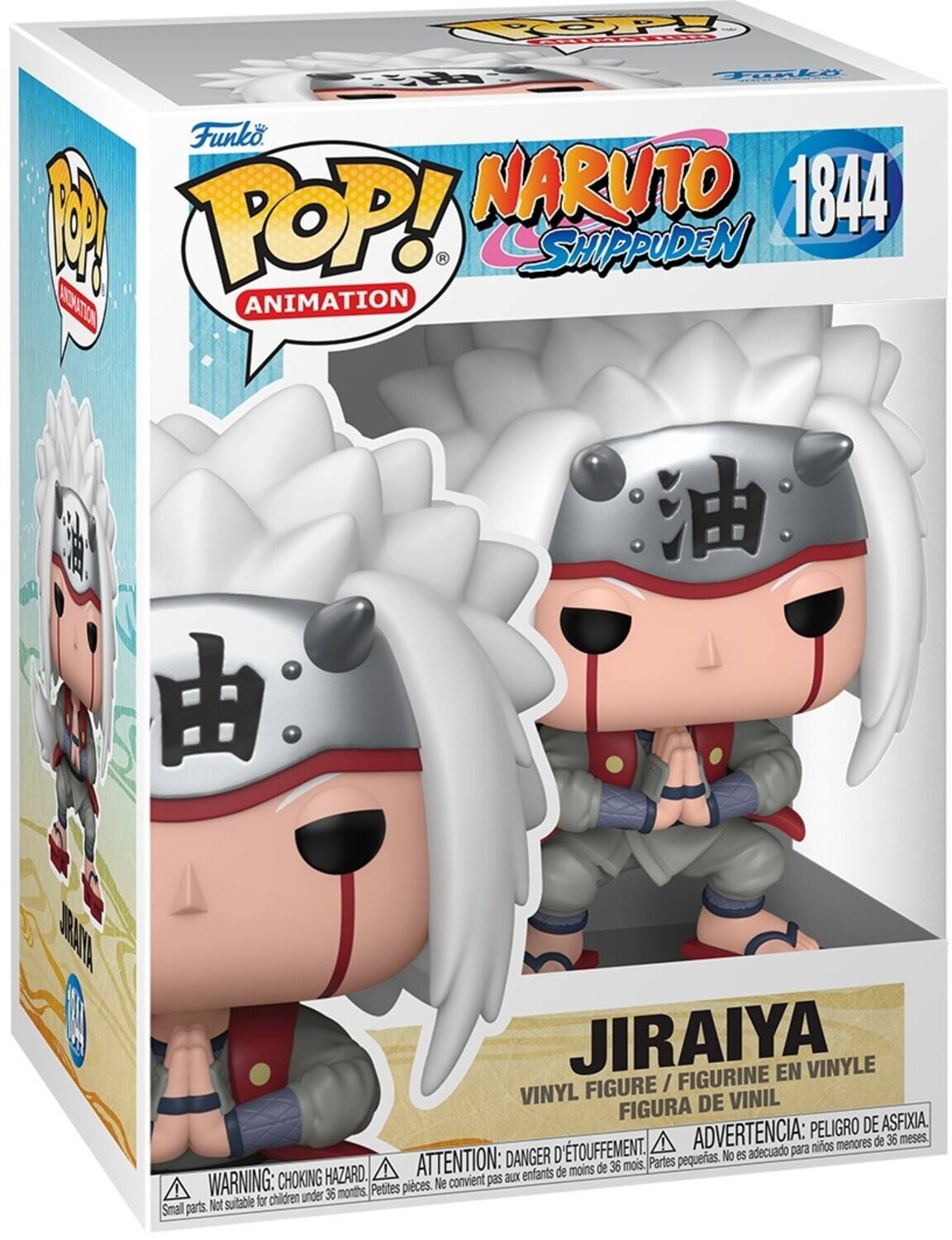 Funko 1 POP! NARUTO 1844 R SHIPPUDEN N ANIMATION m JRATA JIRAIYA FIGURINE EN VINYLE FIGURE / VINYL DE VINIL FIGURA ASFIXIA. ADVERTENCIA: PELIGRO DE menores de 36 meses TOUFFEMENT. adecuado para ninos ATTENTION: DANGER D Partes pequeas. No es de moins de 36 mois. CHOKING HAZARD. convient pas aux enfants WARNING: under 35 months Petites pieces. Ne Not suitable for children Small parts.